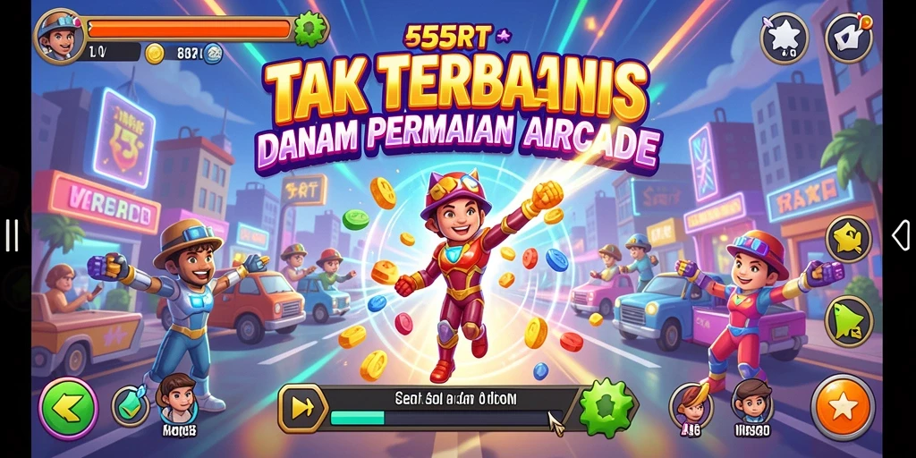 Tampilan menarik dari gameplay dinamis 55RT yang mengasyikkan.