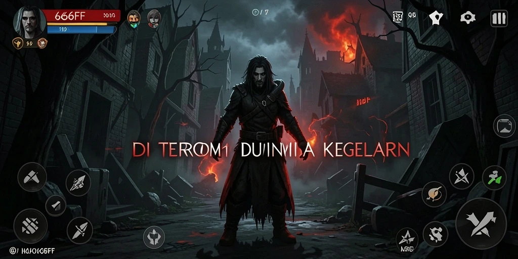 Tangkapan layar menampilkan ketegangan dalam gameplay 666FF.