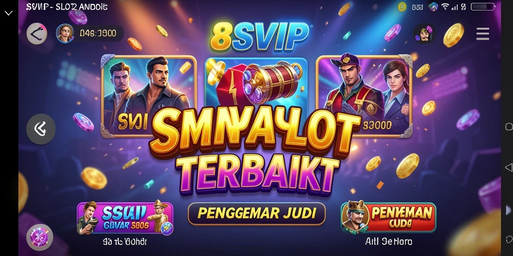 Tampilan screenshot gameplay 8SVIP yang menampilkan keseruan bermain slot.