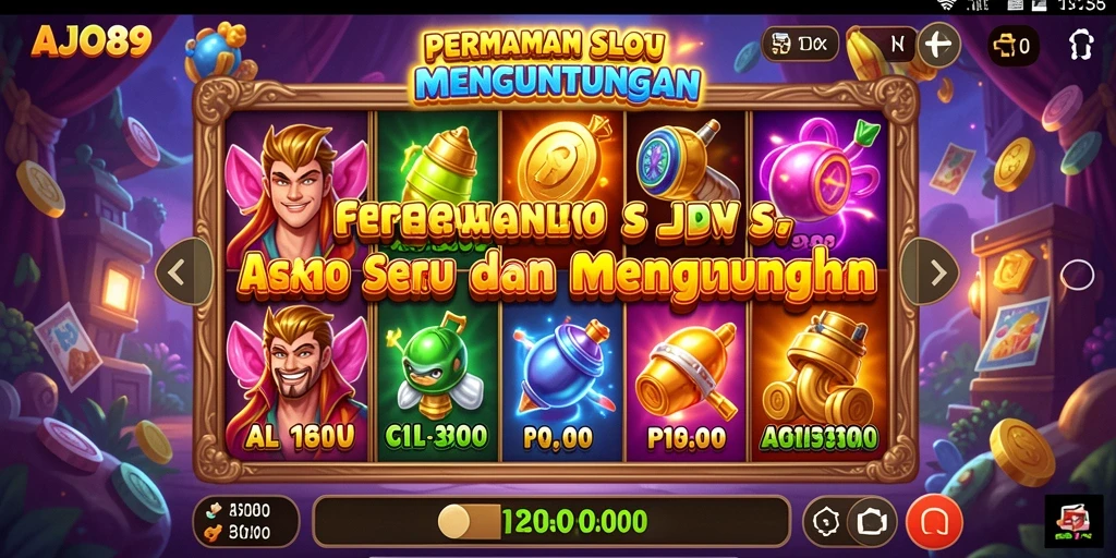 Gameplay AJO89 yang menarik dan memikat para pemain slot.