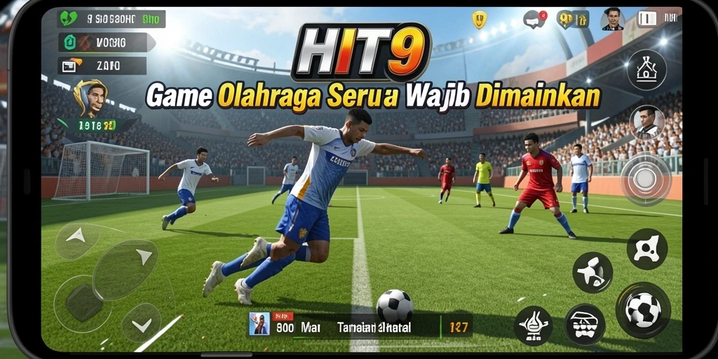 Screenshot dari gameplay <strong>HIT9</strong> menampilkan aksi seru di lapangan.