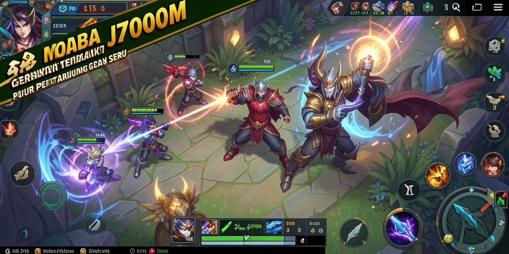 Tangkapan layar dari gameplay seru di J200M dengan karakter yang dinamis.