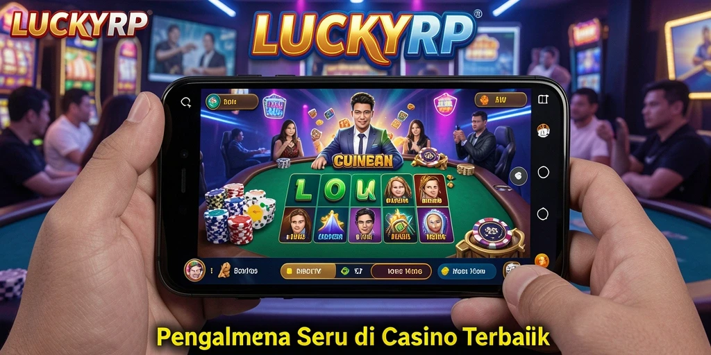 Tampilan gameplay LUCKYRP yang mendebarkan dan interaktif.