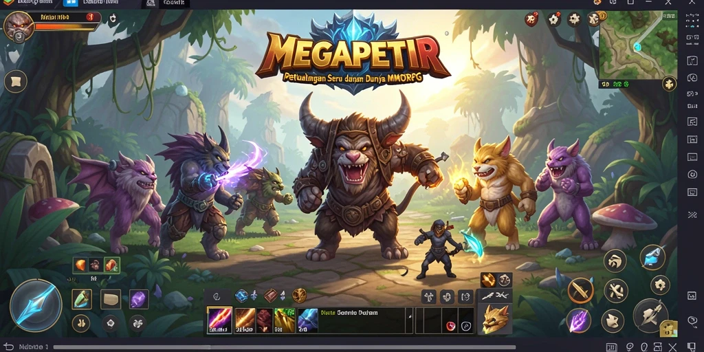 Tampilan menarik dari gameplay MEGAPETIR yang membuat ketagihan.