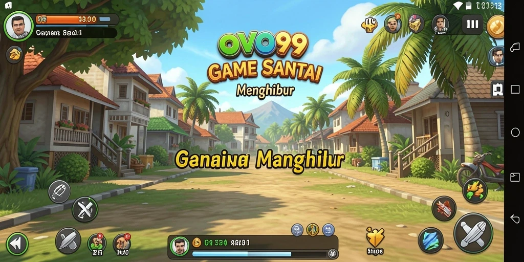Tangkapan layar OVO99 menampilkan aksi gameplay yang menyenangkan dan penuh warna.
