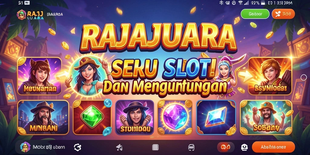 Tampilan menarik gameplay slot RAJAJUARA yang mengesankan.