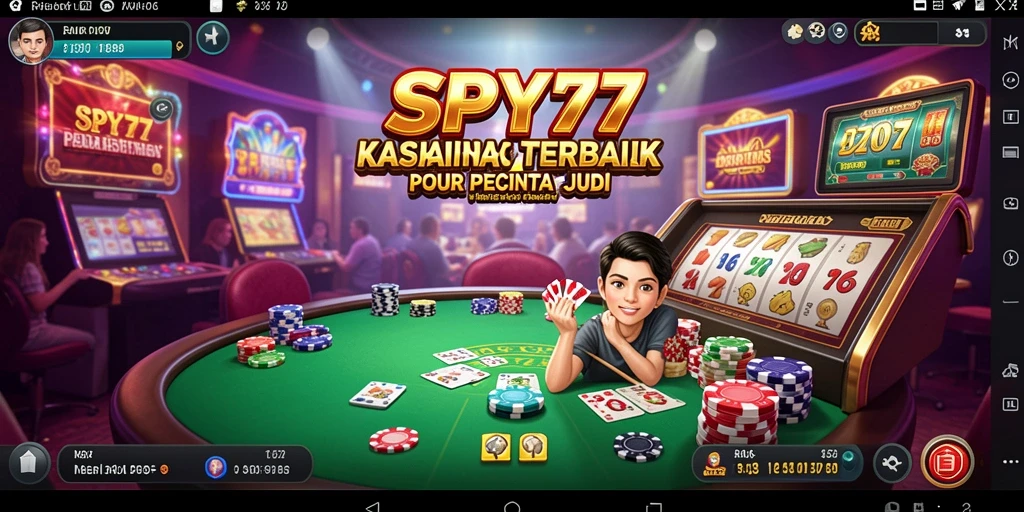 Tampilan gameplay Kasino yang seru dan mengasyikkan di SPY77.