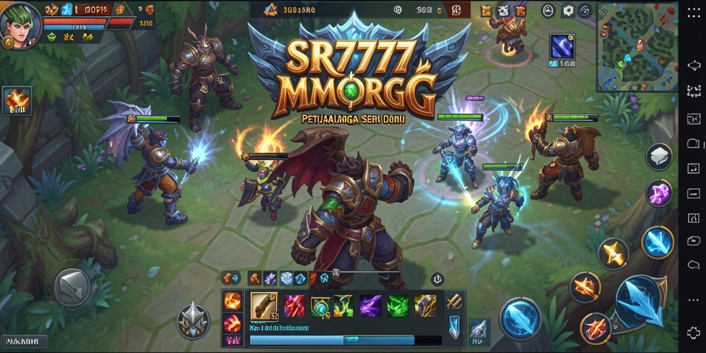 Screenshot gameplay SR777 menunjukkan aksi seru dalam petualangan MMORPG.