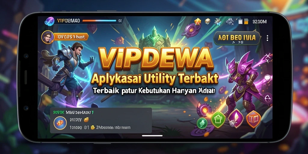 Tampilan antarmuka VIPDEWA yang bersih dan fungsional.