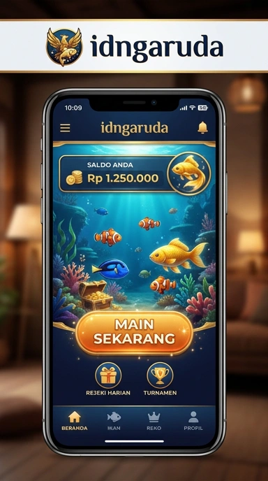 Tampilan antarmuka pengguna dari aplikasi idngaruda.